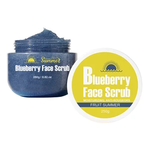 Moisturizing Softening Blueberry Sugar Scrub Exfoliating Big Jugs,Body Exfoliating Scrub,Exfoliation Face Scrubs