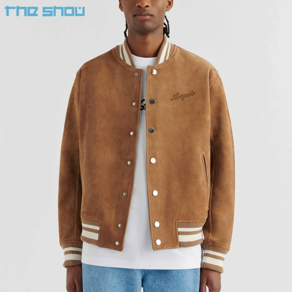 Streetwear Winter Thick Fleece ed Padded Mature Baseball Suede Bomber Varsity Jackets Men_voghion.com