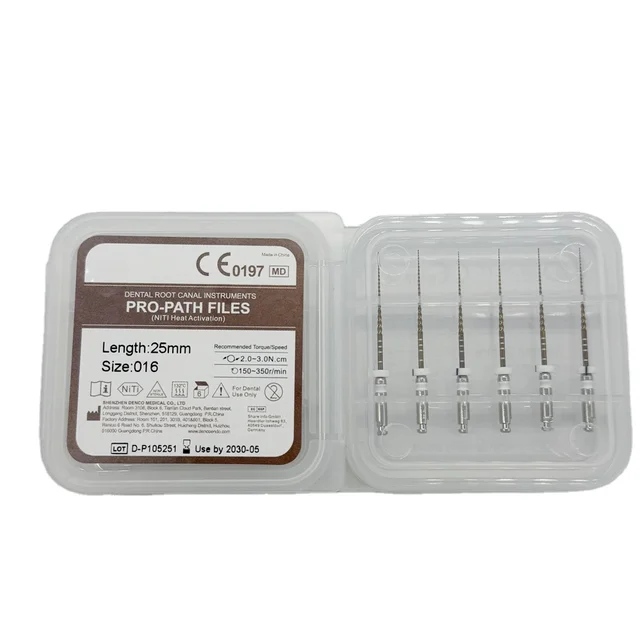 New Arrival CE Approved Dental Niti Heat Activation Alloy Pro-PATH Files 6files/pack