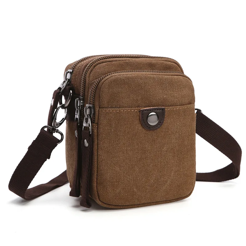 New Simple Casual Messenger Bag Shoulder Bag Men's Outdoor Travel Mini Men's Waist Bag