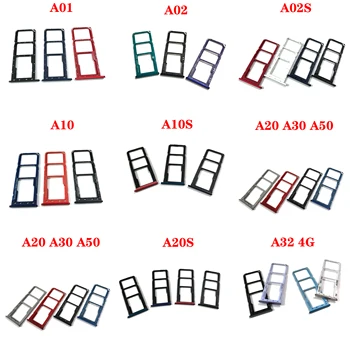 Wholesale High Quality A10S A20S A11 A12 A32 A30S A50S A60 A70 A80 A90 SIM Card Tray Phone Parts for samsung Galaxy