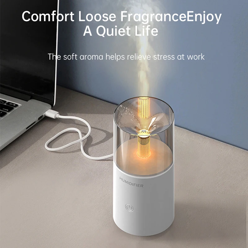 Fashionable Essential Oil Aroma Humidification Machine 120ml Water Car Air Fresh Humidifier