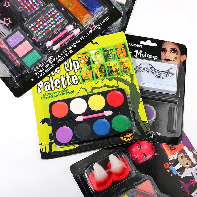 halloween scary art cosplay makeup kit