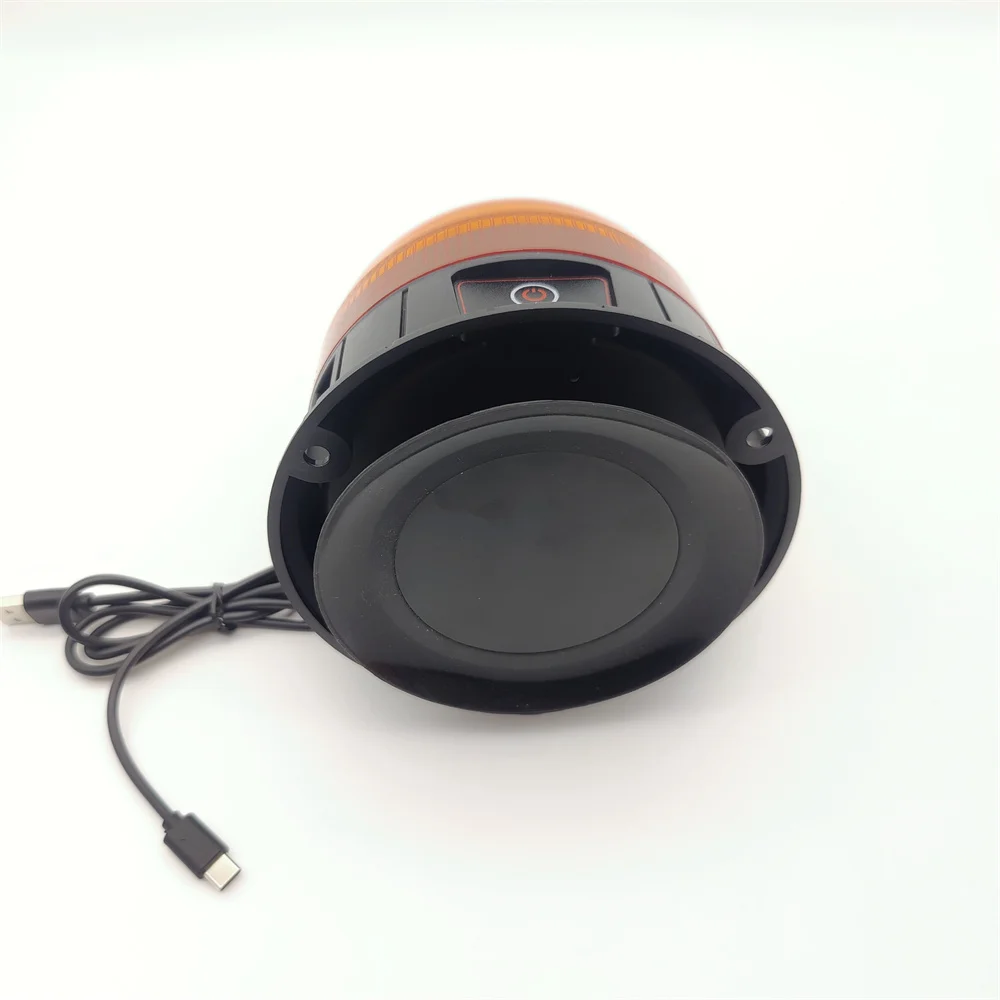 ECE R65 Led Roof Top Strobe Lights Emergency USB Rechargeable Emergency Beacons Warning Led Magnetic Rotating Warning Beacon