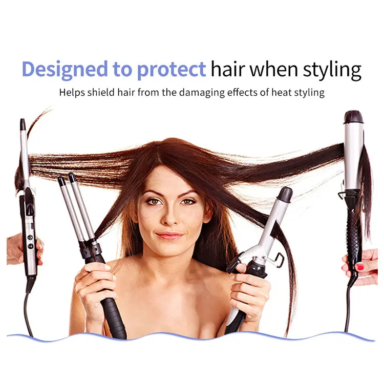 Custom Argan Oil Weightless Formula No Build up Heat Protectant Spray for Protect Hair From Thermal Damage