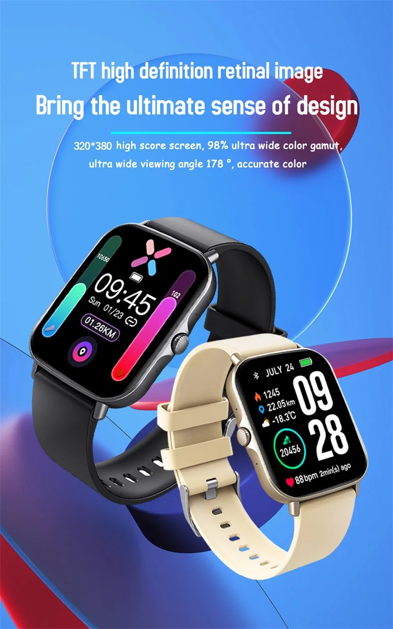 F15s Smart Watch Temperature Big Screen 1.75 Inch Full Touch Color Screen BT Call Heart Rate Blood Pressure Reloj Inteligente(2).jpg