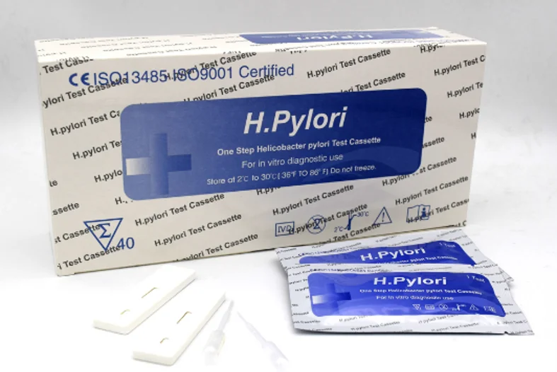 Medical Disposable Infectious disease 3.0 mm WB/Serum/Plasma H.pylori Ab  HP Test Cassette Casset details