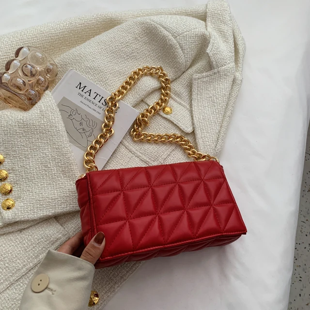 Wholesale Luxury Top Brand Designer Thick Chain Shoulder Bag Women