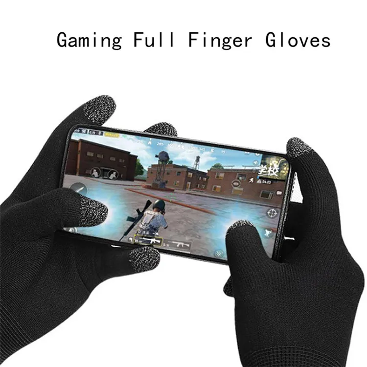 Qualité eSports pour écran tactile Progameplays Lot de 3 paires de manchons en fibre de carbone pour doigts de gaming Noir 