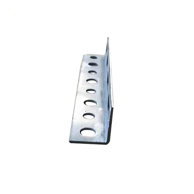 Perforated Slotted Angle Bar with Corner Plate and Bolts Nuts