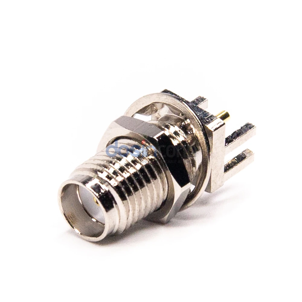 Sma Female 50 Ohm Terminator Sma Connector SMA Straight Jack RF Connector Edge Mount for PCB