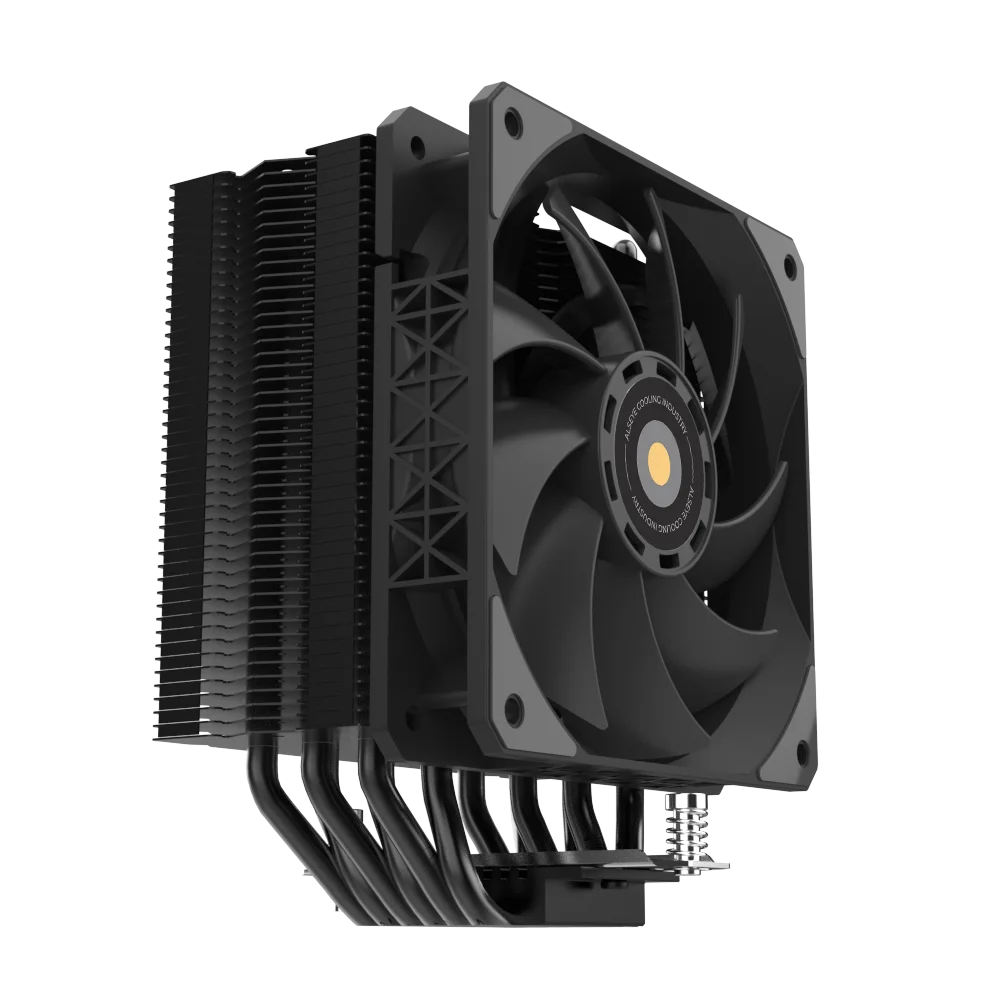 ALSEYE S120-H6中央处理器风扇冷却器PWM 120毫米双滚珠轴承高性能4针6热管中央处理器冷却器风扇