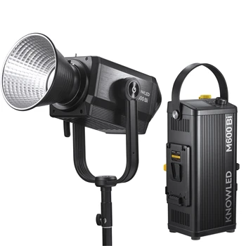 Godox Knowled M600Bi Bi-Color LED Moonlight 2800K-6500K CRI 96+ TLCI 97+ 730W Bowens Mount LED Video Lighht with 7 FX Effects