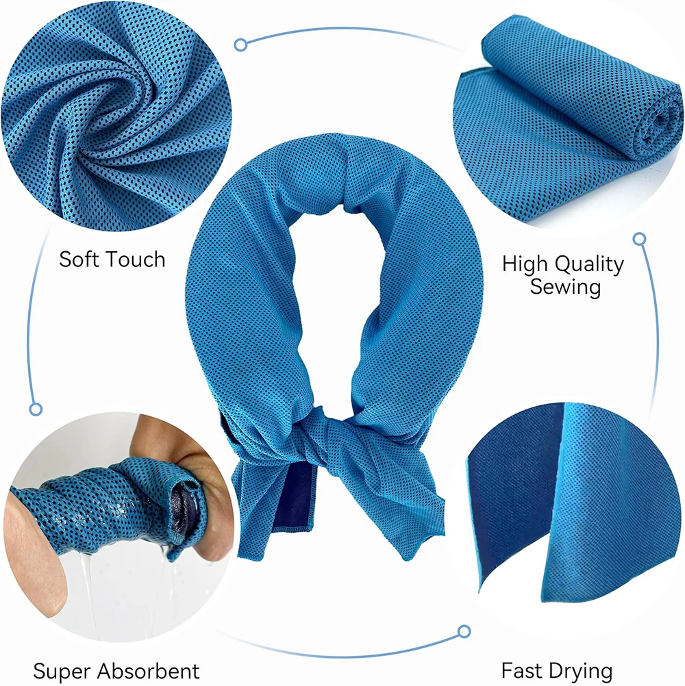 Hot Sale Wearable Neck Cooling Tube Neck Cooler Ring Ring Japan Cooling Neck Wrap