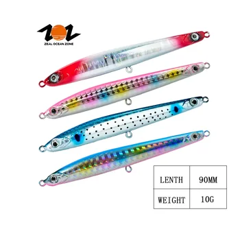 Innovative Design Floating Bottom Sea Bass Pike Hard Body Artificial Swim Bait 10g ABS Printed Fishing Lure for Mackerel – Hard Lure – view 2