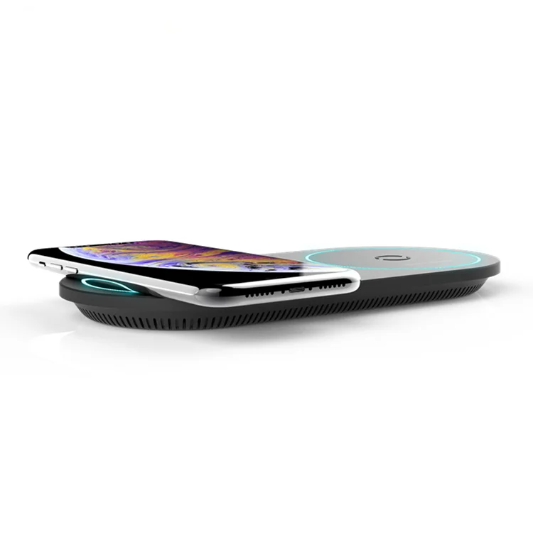 Беспроводное зарядное устройство MIQ для двух устройств 15 Вт 10 7 5 двойная Быстрая