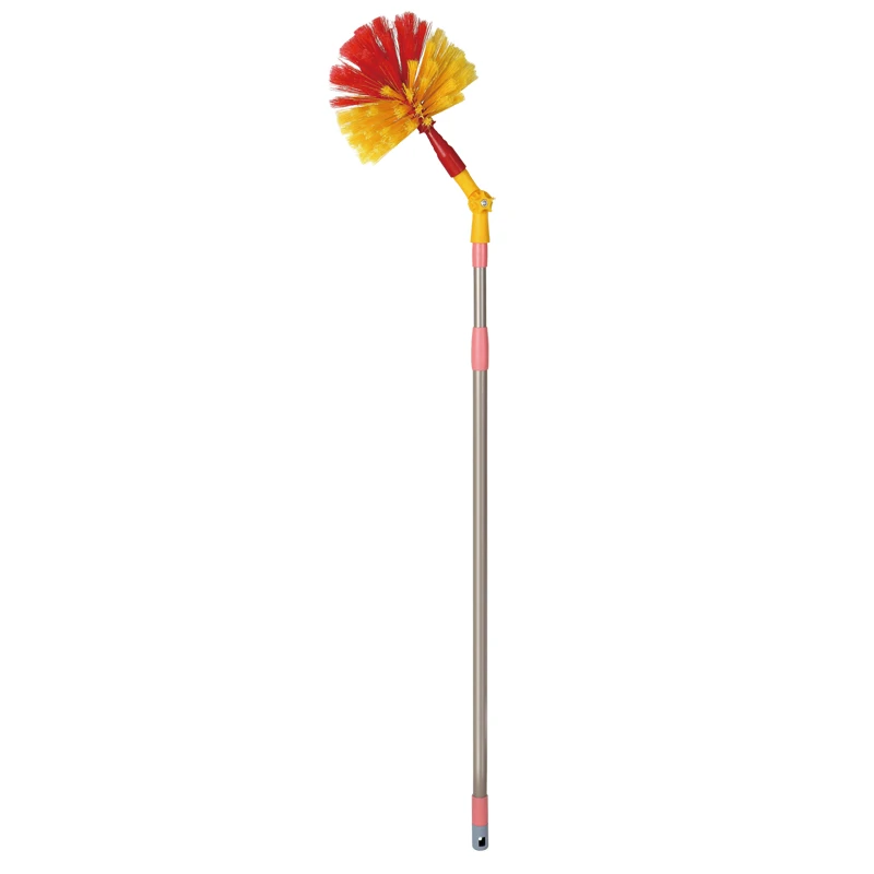 Plastic Ceiling Broom with Telescopic Handle Extension Rod Cleaning Brush