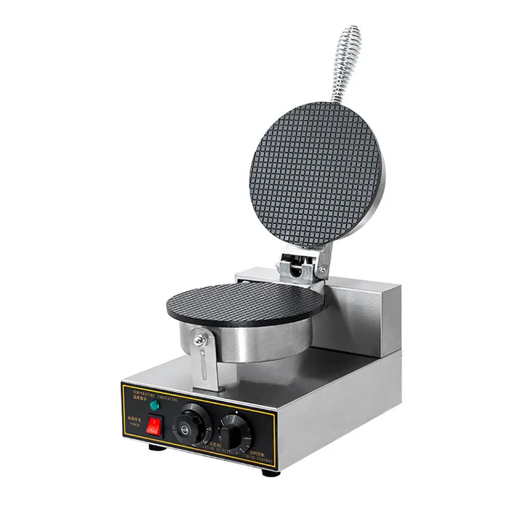 TEBAK Semi Automatic Commercial Ice Cream Cone Baking Machine Commercial Ice Cream Waffle Cone Maker Machine