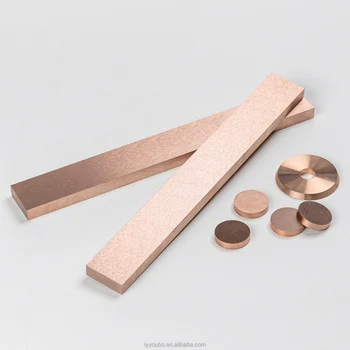 Mo80 Cu20 Mo70 Cu30 Molybdenum Copper Alloy Plate 1kg MOQ Used for Vacuum Contacts