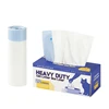 Blanco, talla M (64 * 40 cm), 20 unidades por rollo en caja.