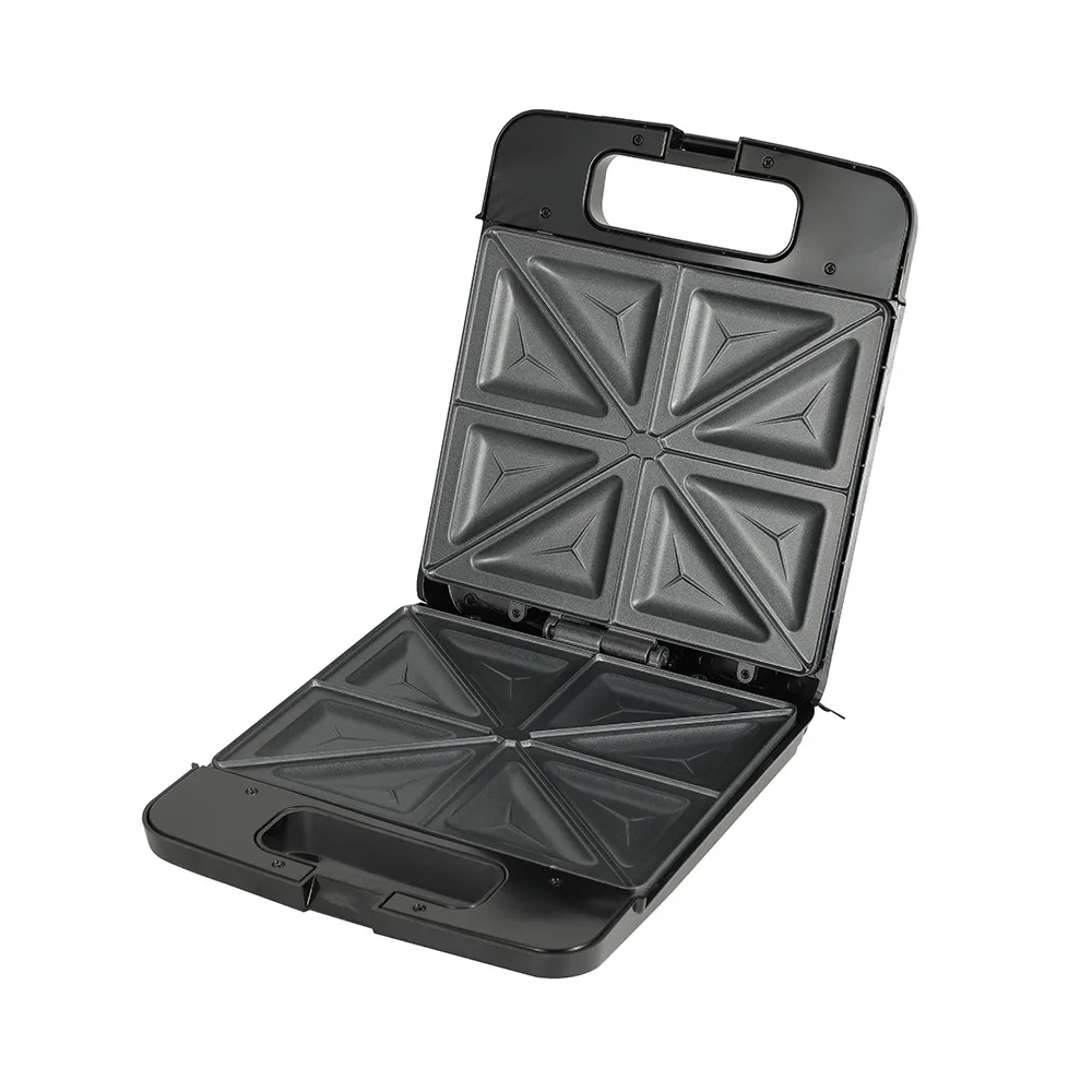 Super Crest Customized Breakfast 4 Piece Large-Sized Plate Panini Barbecue Sandwich Machine Belgian Egg Waffle Maker