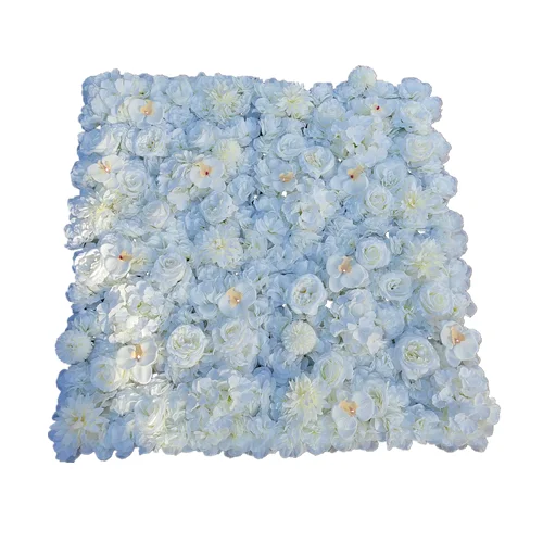 High Quality Banquet and Home Silk Artificial Flower Wall Panel Backdrop Flower for Wedding Wall Decoration