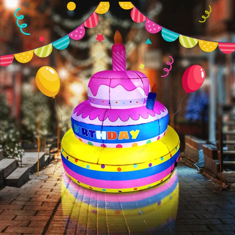 Huancai  Factory Inflatable Animal Dog Model Huge Advertising Inflatable Dog Decoration for Promotional