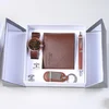 set 4 brown, with box