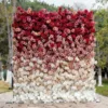 fi xue xian chun-red and white gradient welcome flower wall
