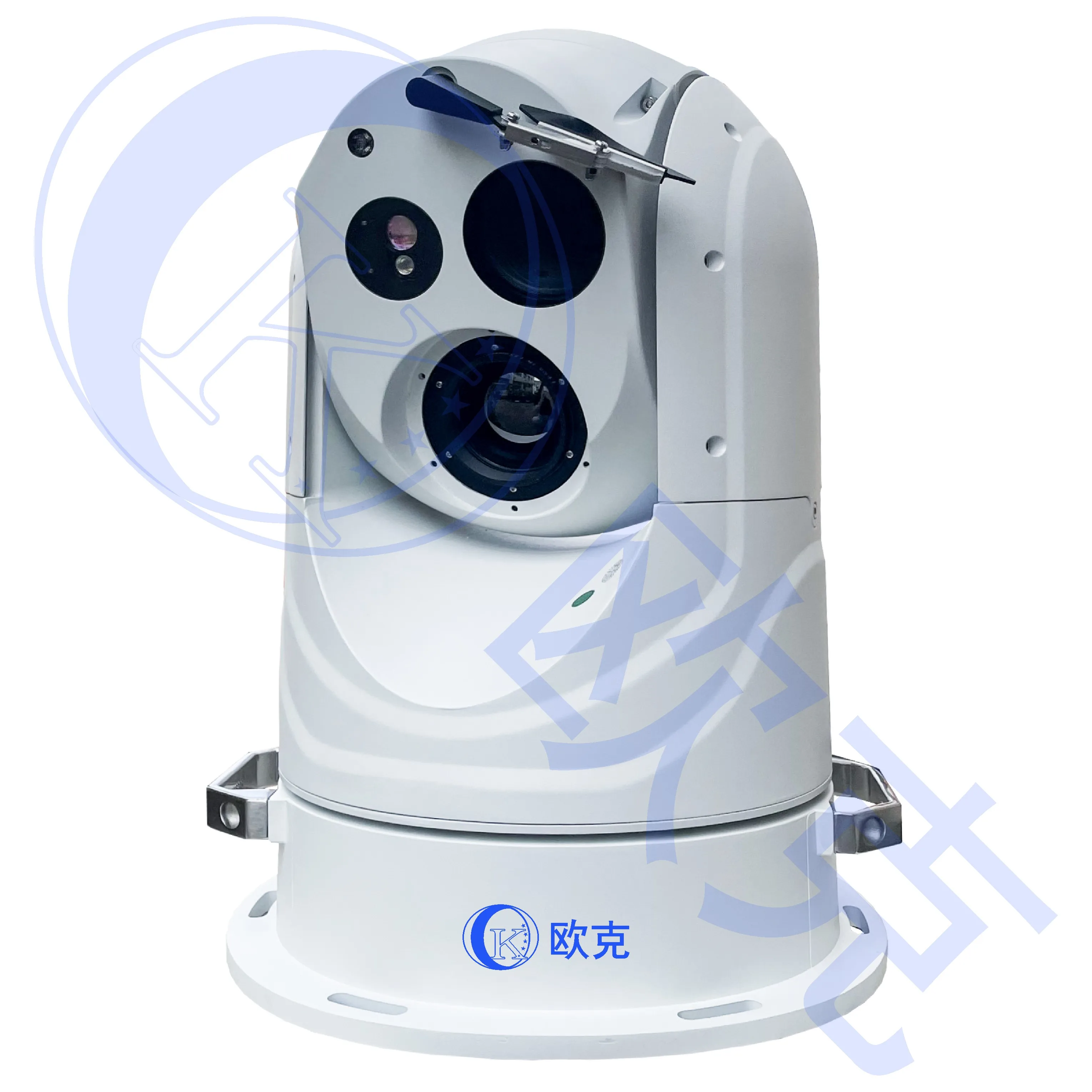 Auto Tracking Marine Thermal Camera Ship Mounted 2 Axis Gyro Stabilization Long Range Thermal Camera Ptz