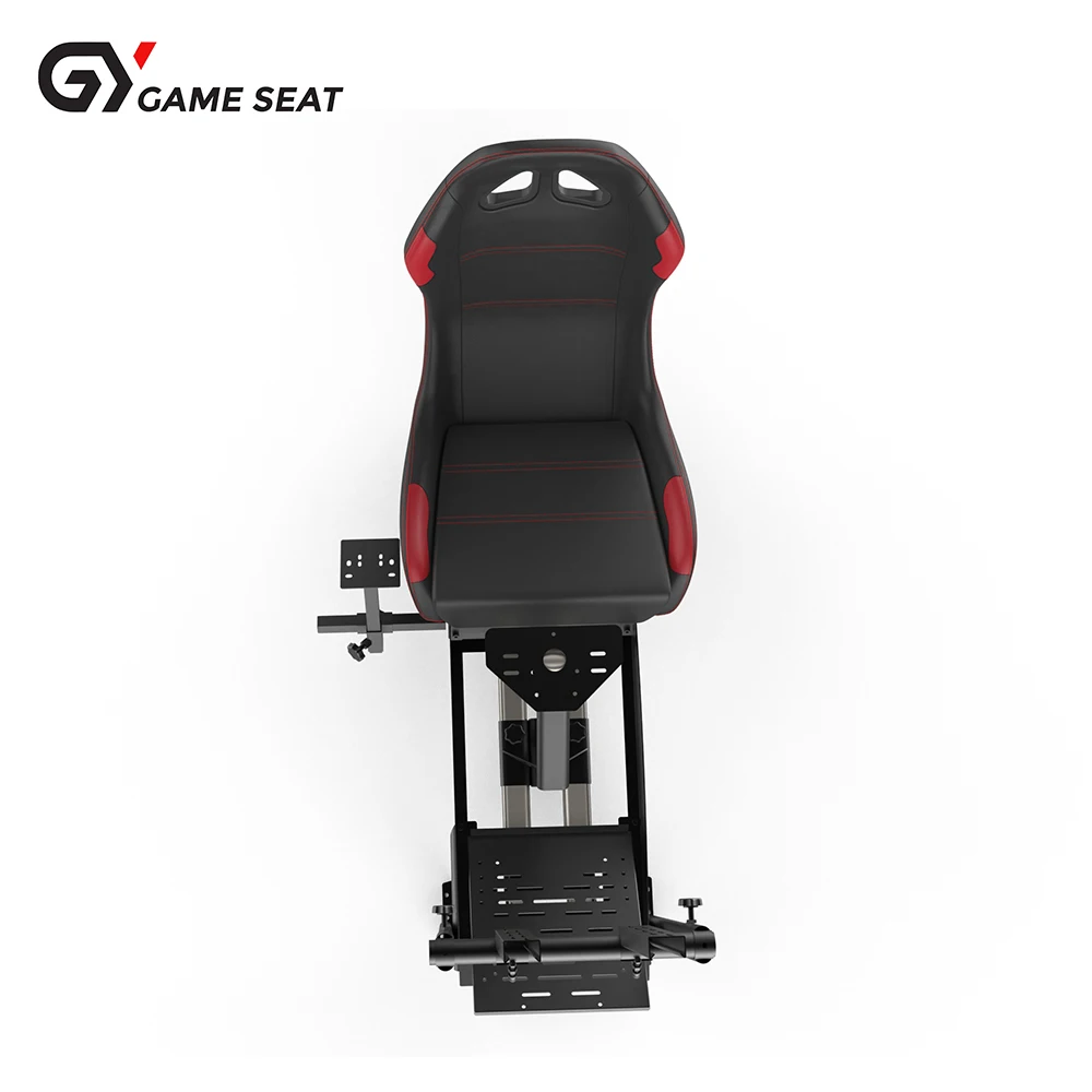 GY046-2 Racing Wheel Stand with Seat Gaming Chair Driving Simulator Cockpit  for All Logitech G923 G29 G920 Thrustmaster PS4
