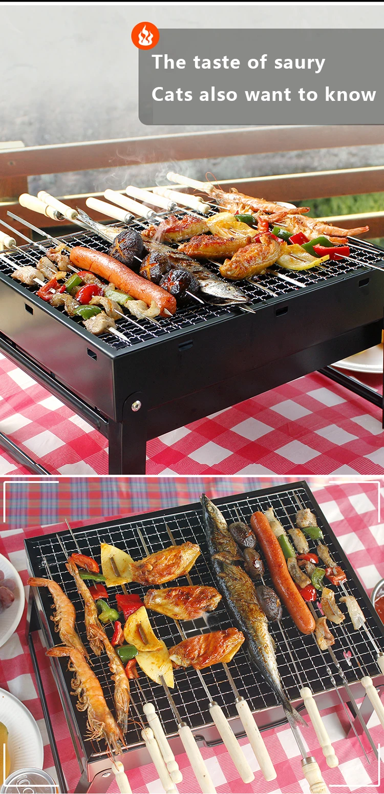 Chrt Wholesale Garden Outdoor Stainless Steel Portable Charcoal Bbq