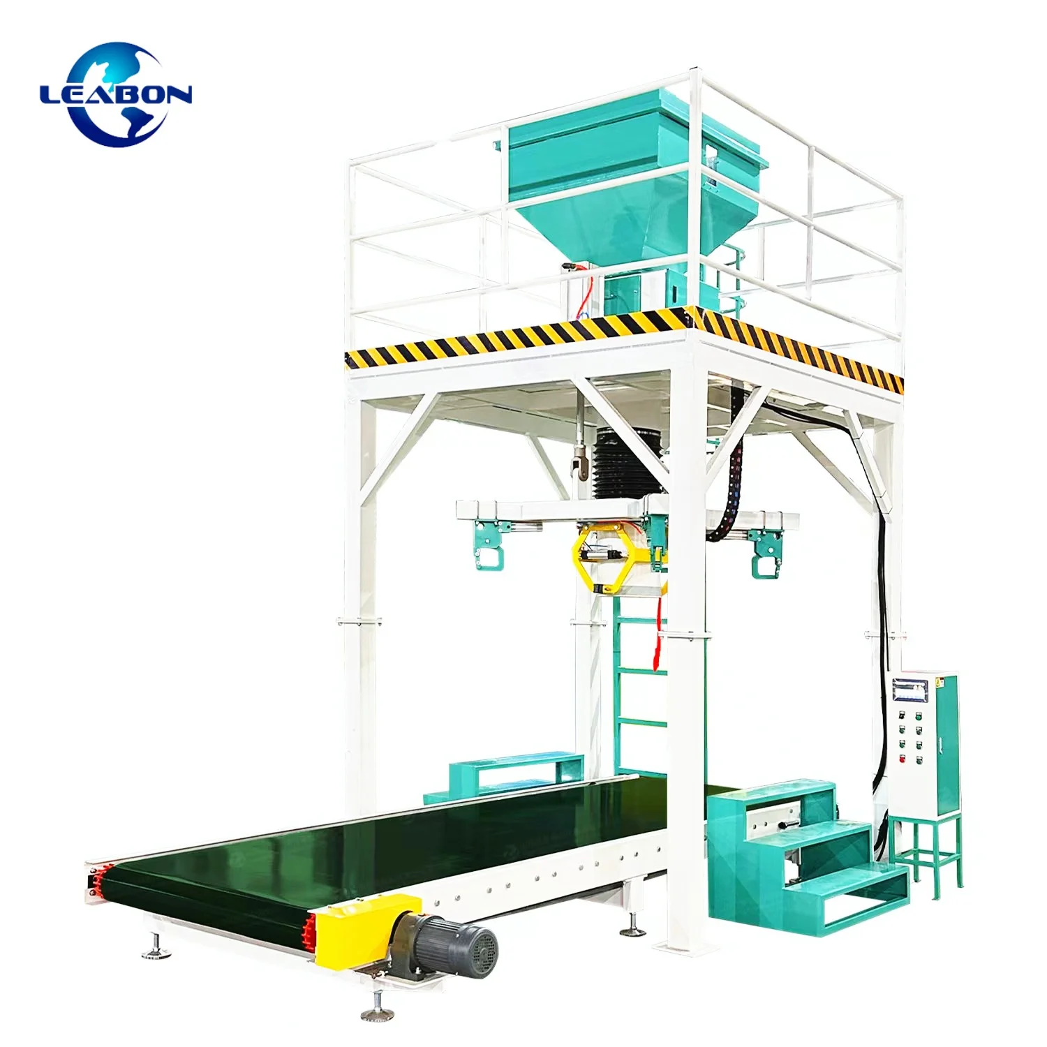 15-50kg  Automatic Sugar Rice Packer Granules Packer Feed Pellet Baking Soda Starch Packing Machine Powder