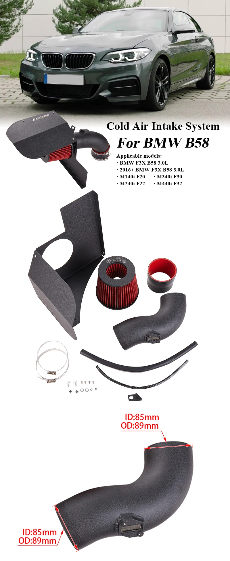 Kyostar 2016+ M140i F20 M240i F22 M340i F30 M440i F32 3.0l Engine Cold ...