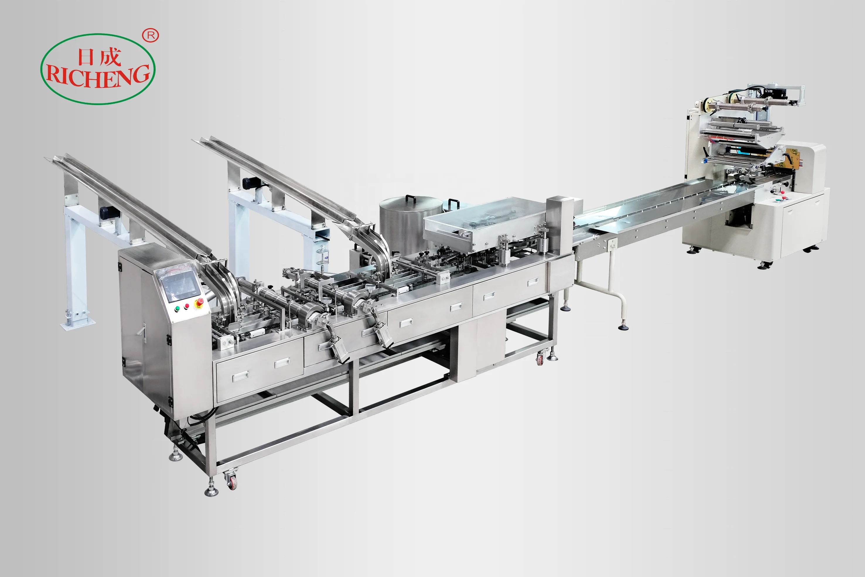 Automatic High Capacity Chocolate Cookie Biscuits Sandwich Bake Packing