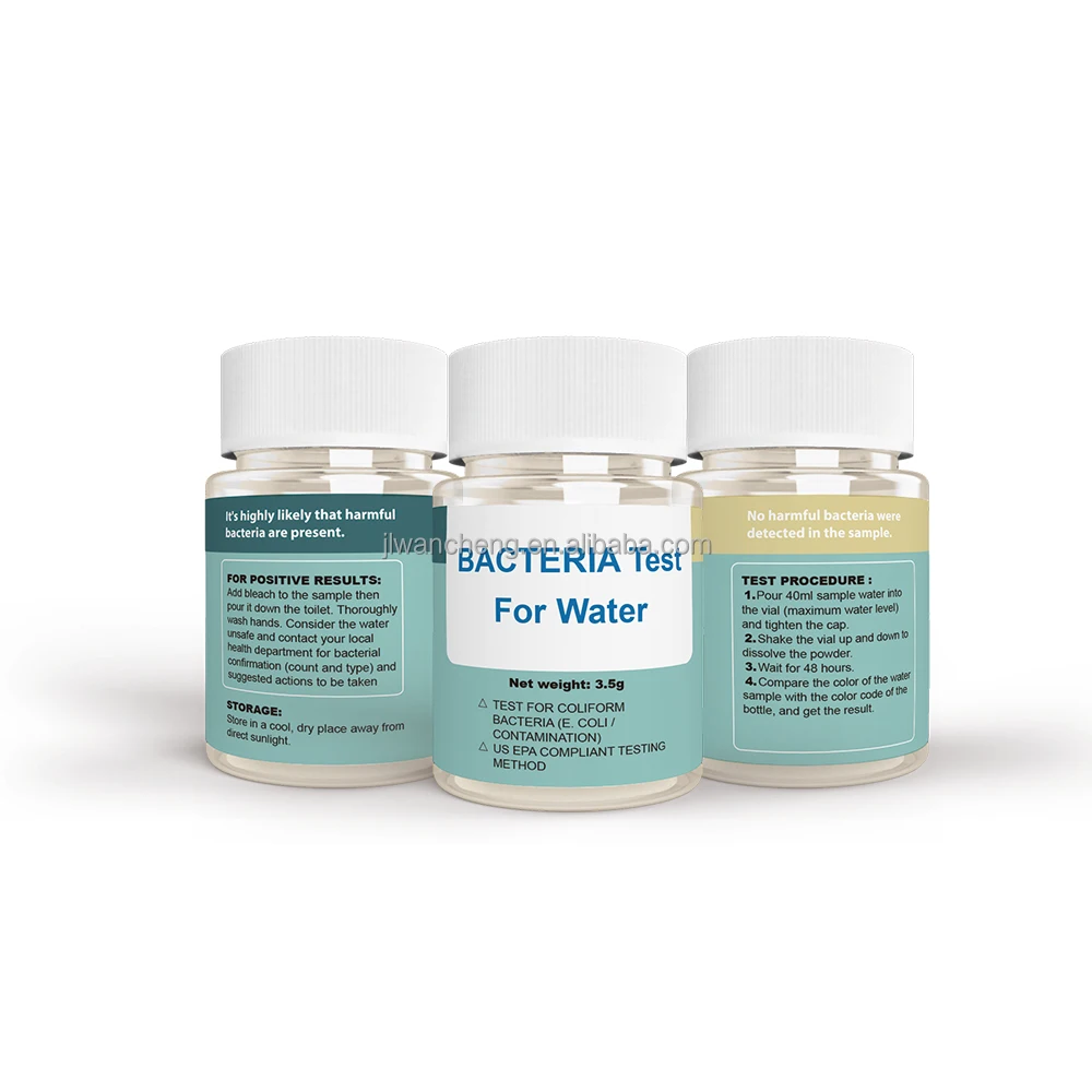 Us Epa Approved Testing Method Well River Check Water Test Kit Bacteria ...