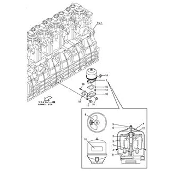 New for Yanmar 6AYM Engine Gasket, Strainer 148628-35321