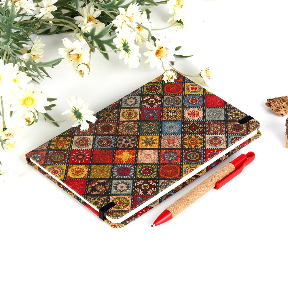 A5 Retro Notebook Imprintless Style Notebook Cork Blank Notebook Diary