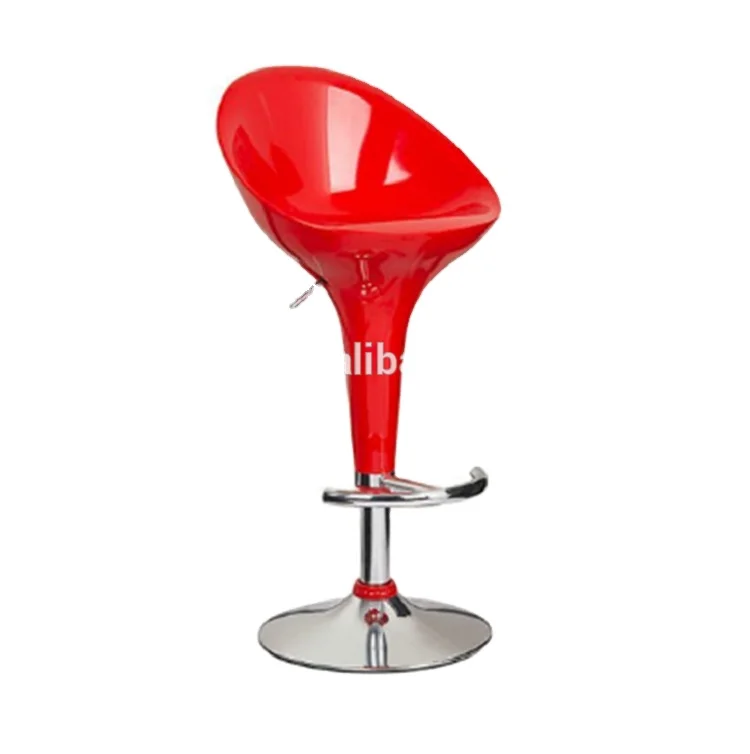 Современный поворотный регулируемый барный стул из АБС-пластика и металла