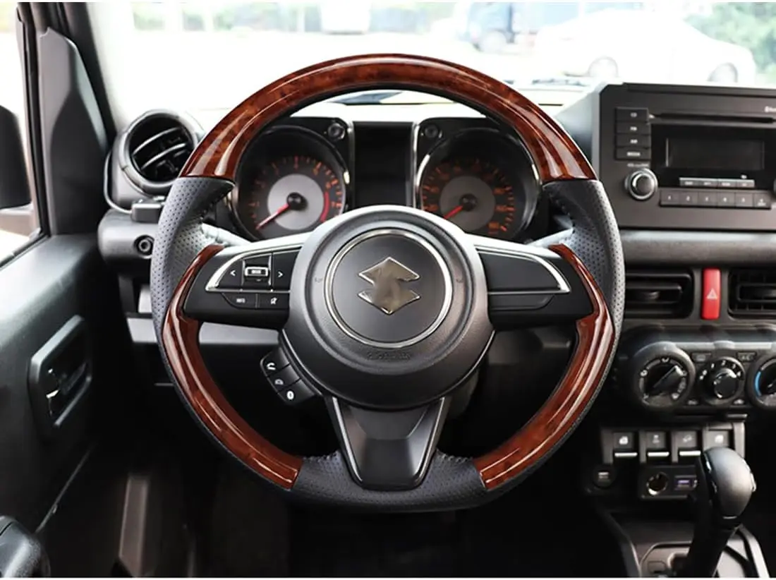 JB74W JB64W старомодные аксессуары для салона автомобиля руль Suzuki Jimny 2018 2020 2024 JB64 JB74 2019