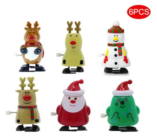Рождественские заводные игрушки для детей Рождественская игрушка рождественские шагающие пингвины снеговик