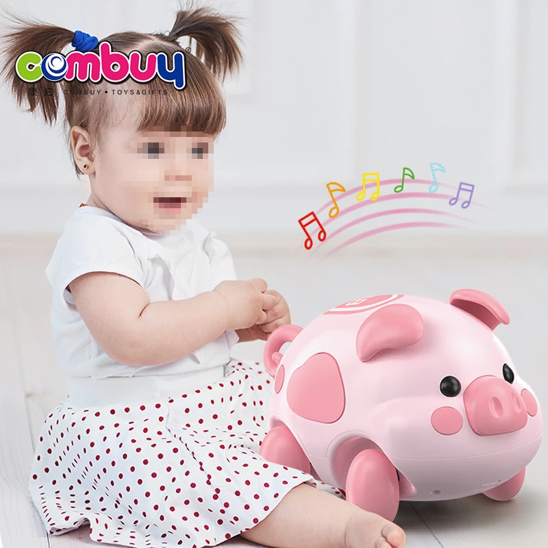 Remote Control Music Learn to Crawl Interactive Smart Animal Toy Rc Cartoon Pig
