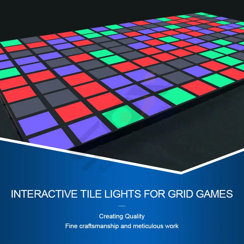 New generation interactive tile pixel xl room game led floor for playground