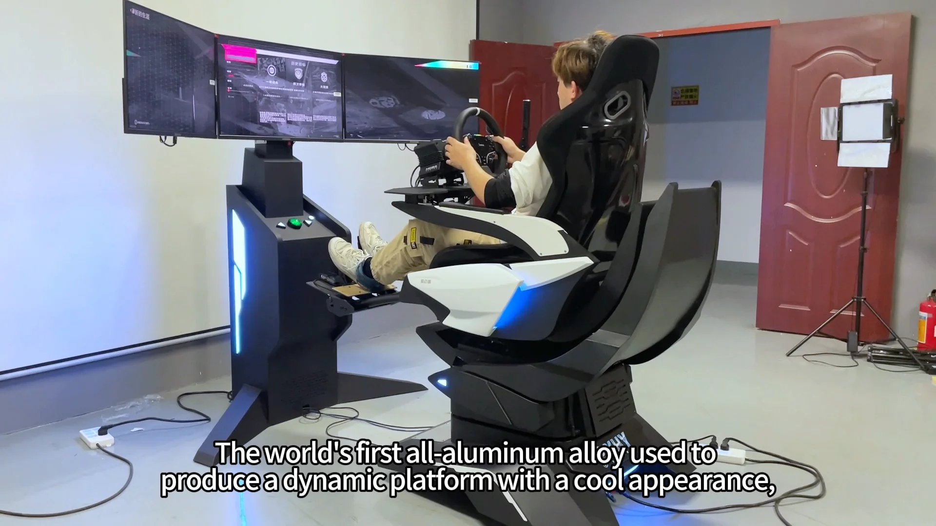 2024 New Professional First Allaluminum Alloy Steering Wheel 3 Screens