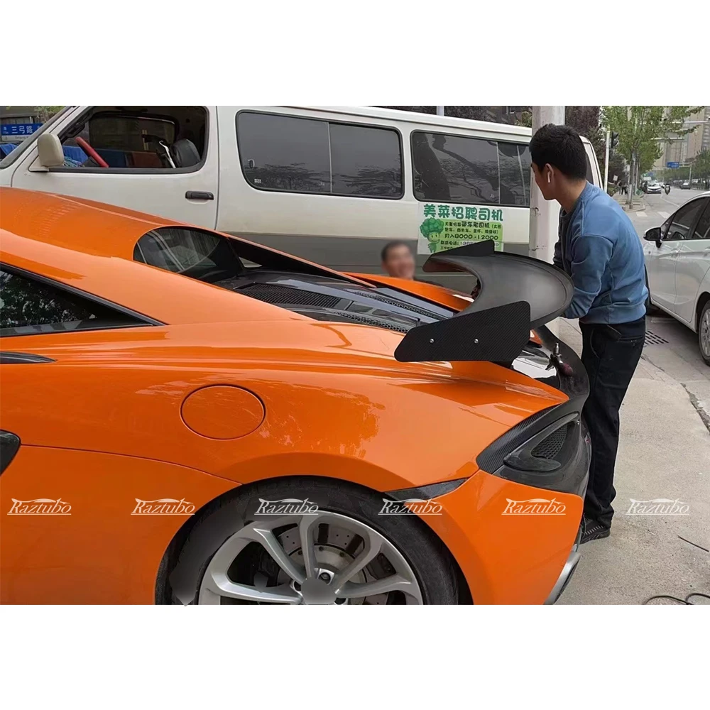 Highgloss Gt4 Style Carbon Fibre Spoiler Rear Wing Tail Wing Rear