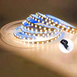 Vertak Wholesale 1m 3m 4m 5m Led Light Tape 2835 SMD 8mm 5v Flexible Led Strip for Mirror Kitchen Cabinet With USB