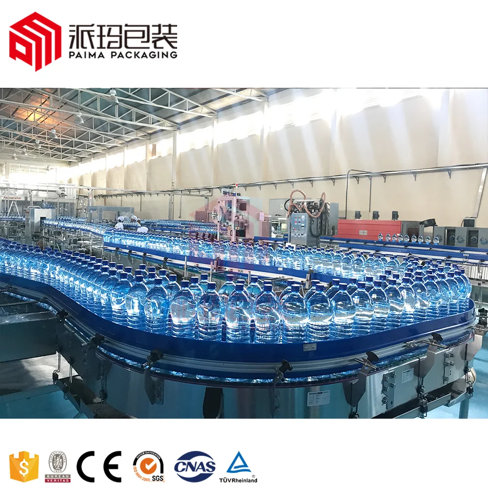 Моноблок три в одном завод по розливу минеральной питьевой воды для производства бутилированной воды