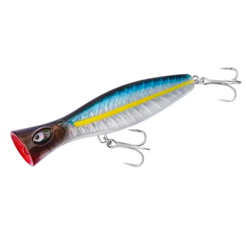 For Nobby Stainless Steel Wire Conjoined Wave Climbing Bait Luya Bait Golden Gun GT Sea Fishing False Bait Saltwater Fish – Lure – view 2