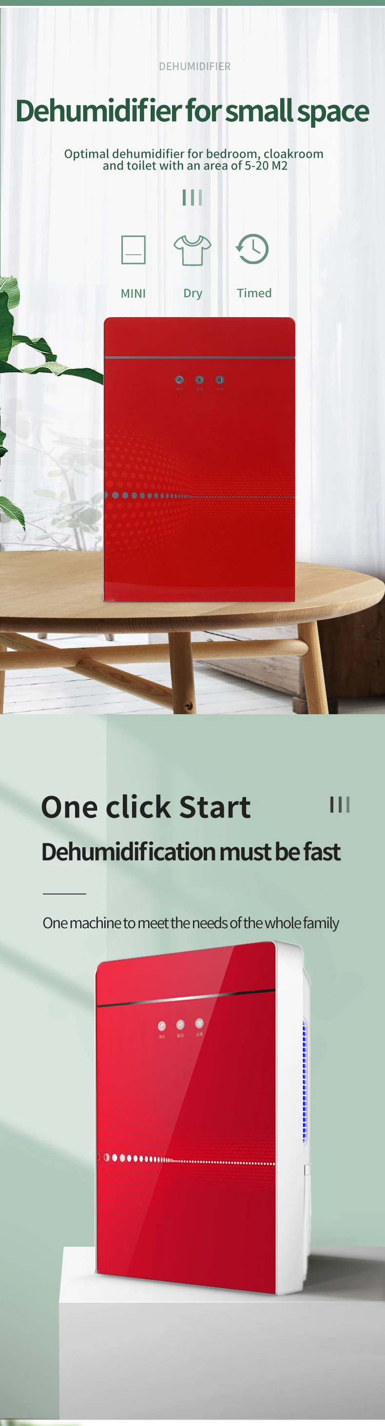 Efficient Dehumidification,Quiet Operation! Keep You Away From The