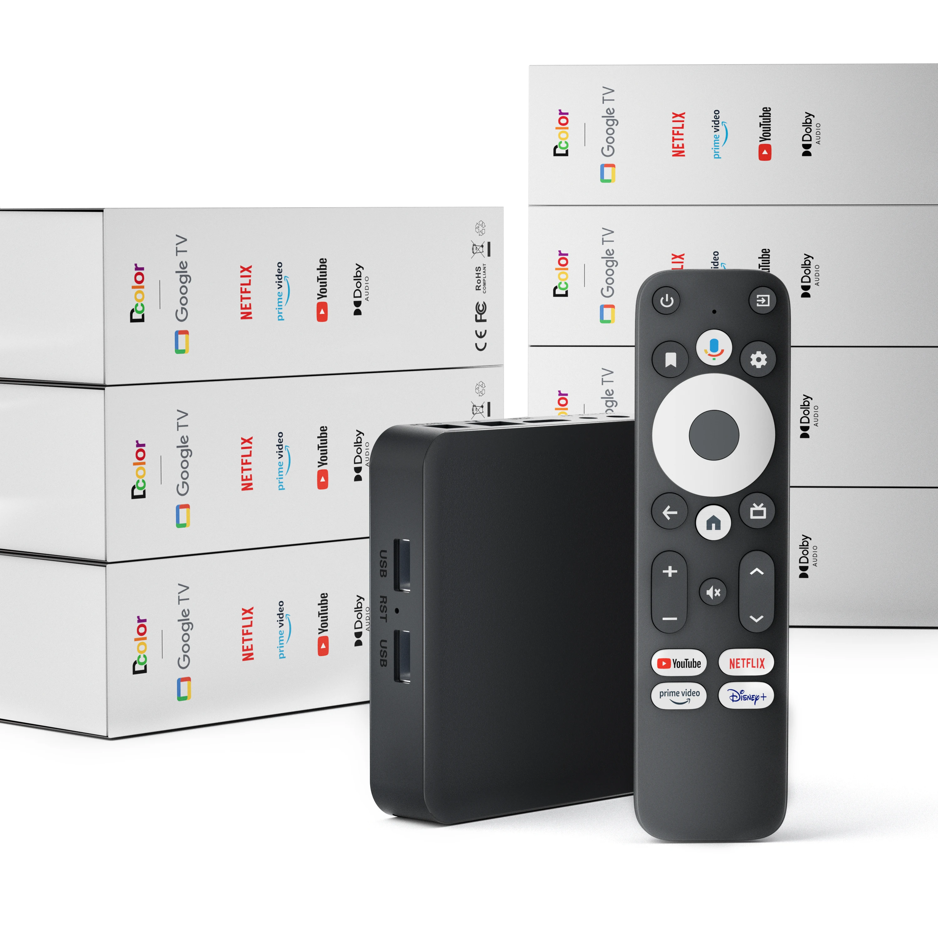 2025年冬【法人向けお歳暮】 TV 12 Android GD2 DCOLOR Box TV Smart Certified Google 4K - その他